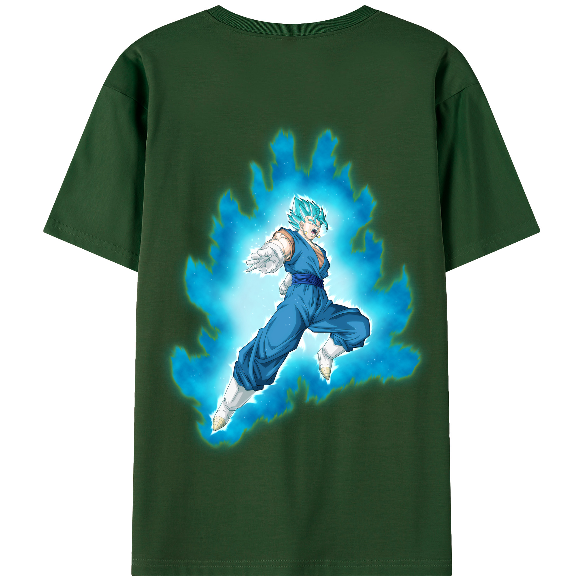 （画像用） ドラゴンボール ベジット DRAGON BALL Vegetto 綿100％半袖Tシャツ（背面プリント）